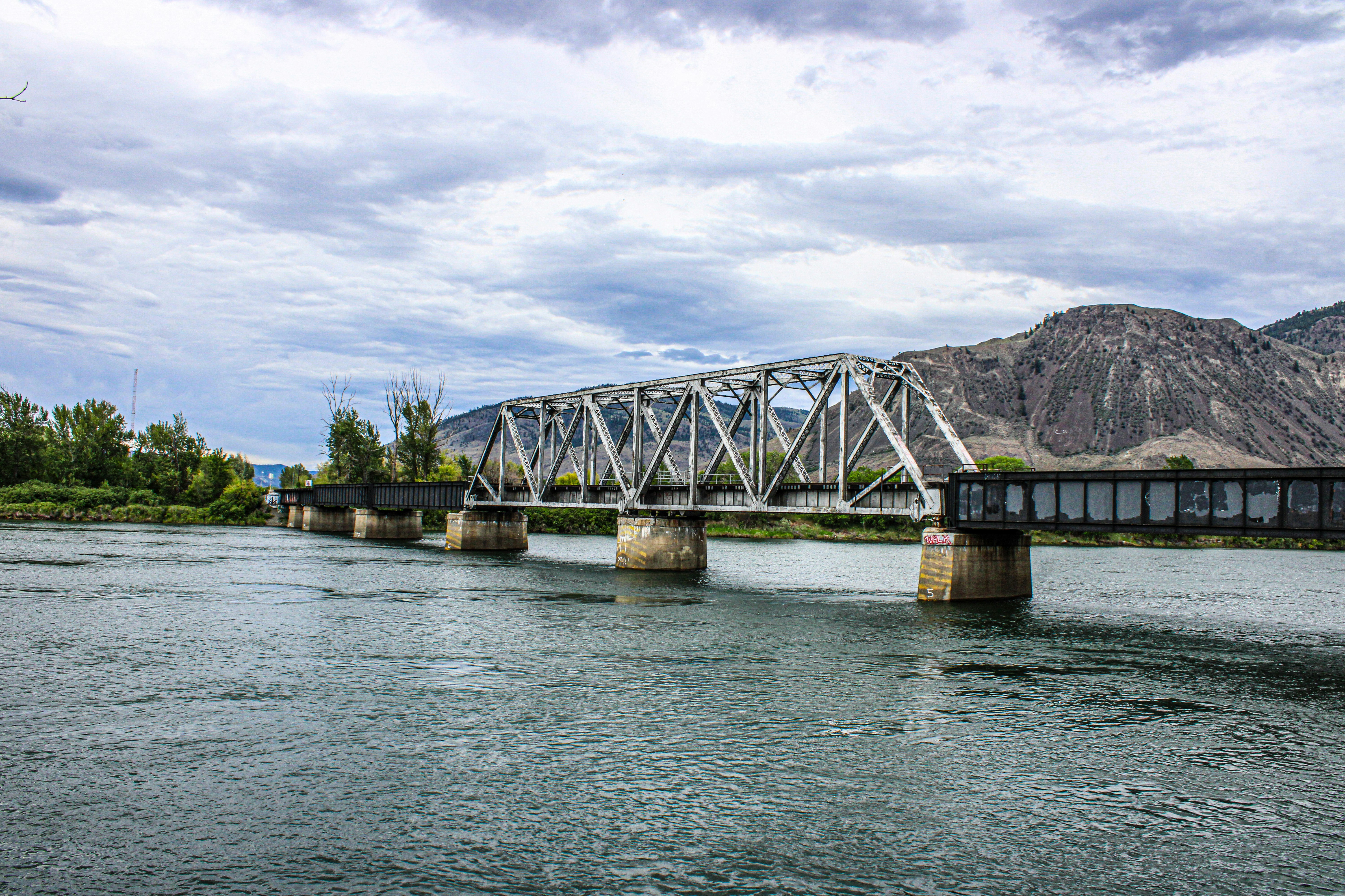 Bridge over the Thompson River in Kamloops, BC